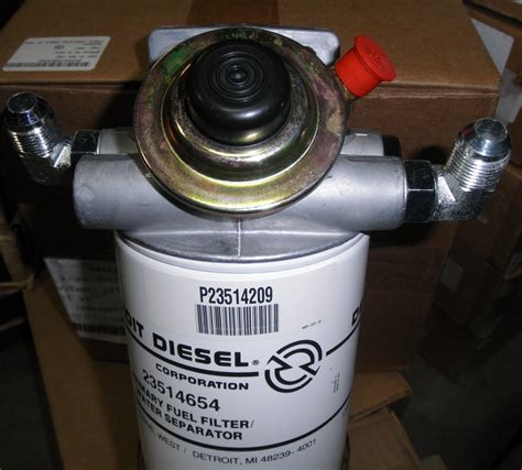 detroit diesel fuel water separator filter 